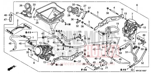 CARBURATEUR (ENS.) XL125V6 de 2006